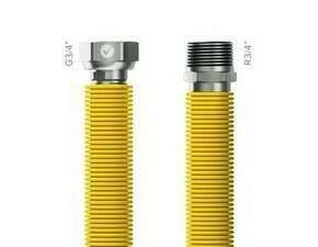 Hadice natahovací Merabell Gas Flexi R3/4"–G3/4" 30–60 cm