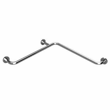 Madlo do sprchy Bemeta Help 710×710 mm pevné s krytkou nerez lesklý