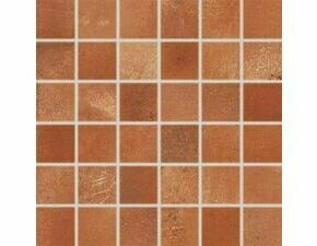 Mozaika Rako Via 5×5 cm (set 30×30 cm) červenohnědá DDM05712