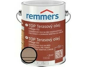 Olej terasový Remmers TOP vodově šedá, 5 l