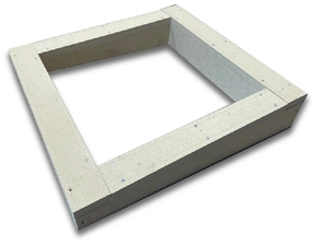 Rám podkladní ve sklonu 5° DEKLIGHT PIR frame 100×100 cm