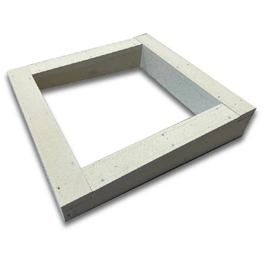 Rám podkladní ve sklonu 5° DEKLIGHT PIR frame 100×100 cm