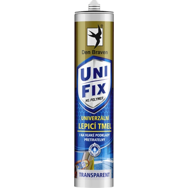 Tmel univerzální Den Braven UNIFIX transparentní 290 ml