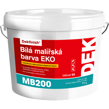 Malba interiérová DEK MB200 EKO bílá, 7 kg