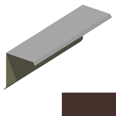 Ukončení pultové střechy RS312S-75 SP 35 TEX 2M15A hnědá