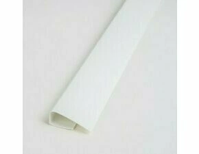 Profil okrajový plastový bílá 3000 mm