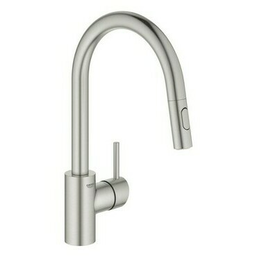 Baterie dřezová stojánková Grohe Concetto SuperSteel 31483DC2