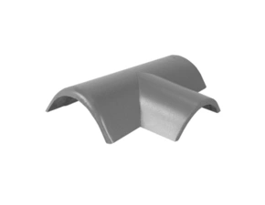 Hřebenáč rozdělovací pravý T250 Bramac Star s příchytkou zinkově šedá