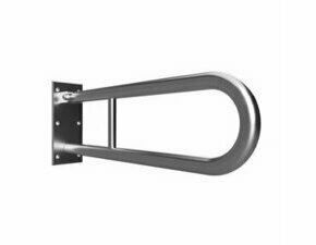 Úchyt sklopný ve tvaru U Bemeta Help 813 mm bez krytky nerez matný