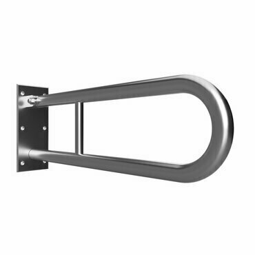 Úchyt sklopný ve tvaru U Bemeta Help 813 mm bez krytky nerez matný