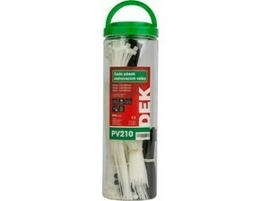 Páska stahovací sada DEK PV210 černá, bílá 600 ks