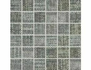 Mozaika Rako Next 5×5 cm (set 30×30 cm) tmavě šedá WDM05502