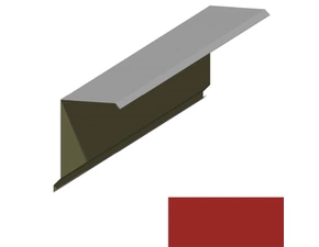 Lemování okraje RS360Q SP 25 s okapnicí RAL 3000 červená