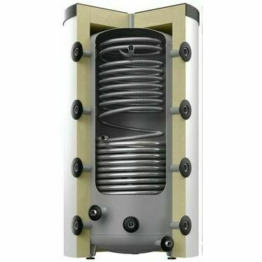 Nádrž akumulační kombinovaná Reflex Storatherm Heat Combi HC 1500/1_C s 1 výměníkem a ohřevem TV s izolací (stříbrná) 7859500
