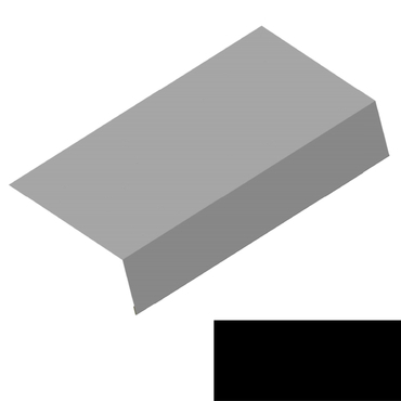 Okapový plech RS250S-135 SP 35 TEX 2N09A černá