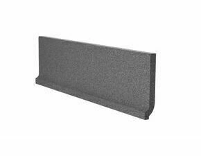 Sokl s požlábkem Rako Taurus Granit 8×30 cm 65 Antracit TSPKF065