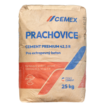Cement portlandský směsný Cemex Prachovice Premium CEM II/A-M (S-V) 42,5 R 25 kg