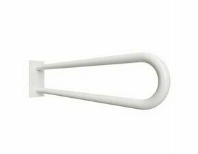 Madlo podpěrné ve tvaru U Bemeta Help 900 mm s krytkou bílá