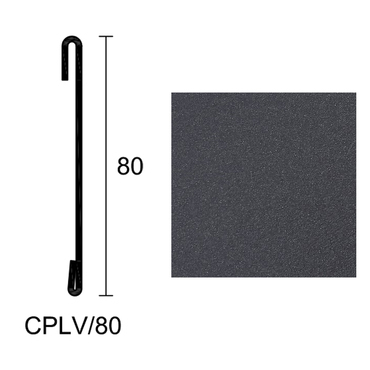 Krycí profil Profilpas PROTEC CPLV/80 antická šedá