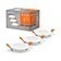 Sada LED svítidel Ledvance Downlight Slim 4,5 W 3 ks/bal.