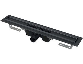 Žlab sprchový nerezový Alca APZ1BLACK-300 černý matný