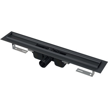 Žlab sprchový nerezový Alca APZ1BLACK-300 černý matný