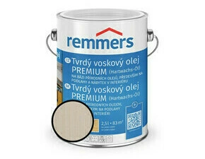 Olej tvrdý voskový Remmers Premium 0668 intens. bílá 2,5 l