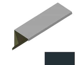 Ukončení pultové střechy RS312A-60 SP 25 s okapnicí RAL 7016 antracitově šedá