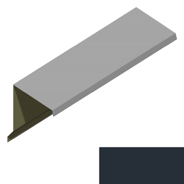 Ukončení pultové střechy RS312A-60 SP 25 s okapnicí RAL 7016 antracitově šedá