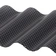 Deska polykarbonátová vlnitá TOPLIGHT W 76/18 macroprisma 2UV antracit 2,6×1 045×4 000 mm