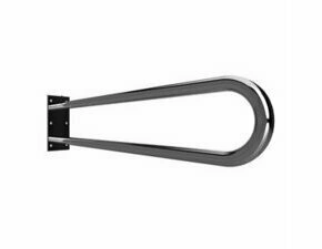 Madlo podpěrné ve tvaru U Bemeta Help 900 mm bez krytky nerez lesklý