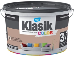 Malba interiérová HET Klasik Color hnědý karamelový, 4 kg