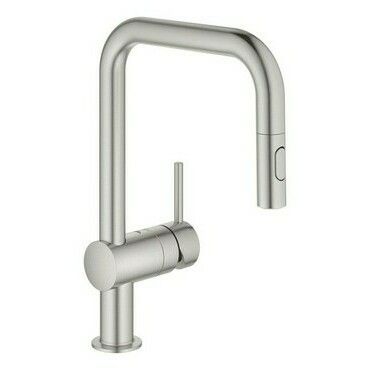 Baterie dřezová stojánková Grohe Minta SuperSteel 32322DC2