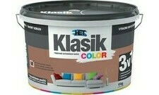 Malba interiérová HET Klasik Color hnědý čokoládový, 4 kg
