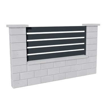 Výplň plotová DEKMETAL TAVOLA 7G78D anthracite grey
