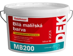 Malba interiérová DEK MB200 bílá, 7 kg