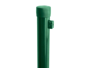 Sloupek kulatý Ideal Zn + PVC s příchytkou zelený průměr 48 mm výška 2,1 m