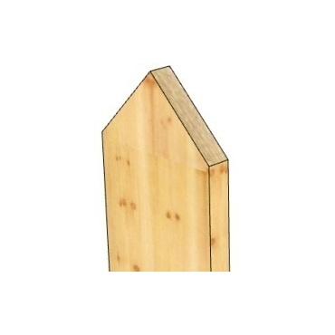 Plotovka dřevěná šikmina oboustranná 18×89×2000 mm