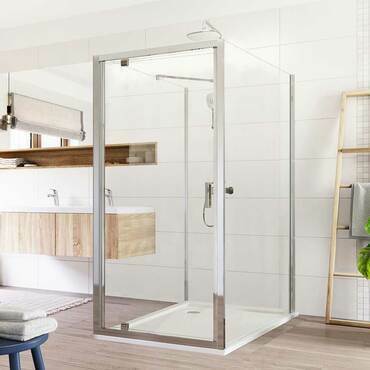 Dveře sprchové + boční stěna Mereo Lima CK87863K 800×900×800 mm chrom/čiré sklo