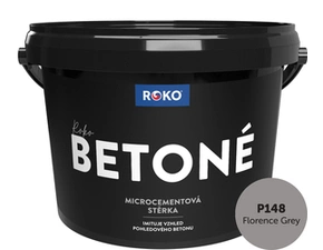 Stěrka dekorativní Roko Betoné P148 Florence Grey 7 kg