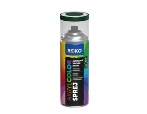 Barva akrylová vrchní Roko AKRYCOLOR Sprej mechová zelená, 400 ml