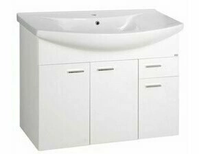 Skříňka umyvadlová 933×740×345 mm bílá 51094A
