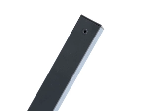 Sloupek čtyřhranný Pilofor Zn + PVC antracit průměr 60×60 mm výška 1,7 m