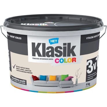 Malba interiérová HET Klasik Color béžový pískový 4 kg