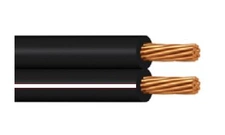 Kabel flexibilní V03VH-H (CYH) 2× 1,5 metráž černá, bílá