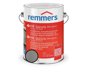 Lazura tenkovrstvá HK Lazura Grey Protect platinová, 0,75 l