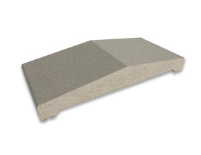 Stříška plotová štípaná CS Blok 40 šedá 230×500×84 mm