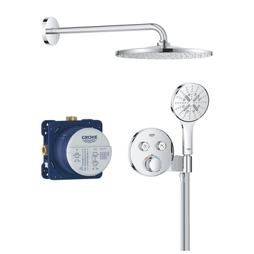 Systém sprchový termostatický Grohe Grohtherm SmartControl s hlavovou sprchou Rainshower Mono 310 chrom 34866000