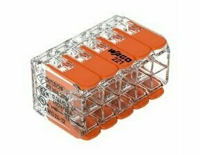 Svorka krabicová páčková Wago 221-420