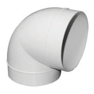 Potrubí koleno Regulus 150 mm 90°